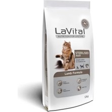 Lavital Sterilised Kuzu Etli Kısırlaştırılmış Kedi Maması 12 kg