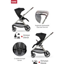 Kanz V-Go2 Travel Sistem Bebek Arabası Gri