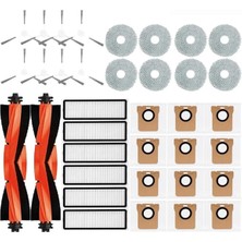 Whimwliesy Xiaomi Robot Vacuum X20 +/X20 Plus, Aksesuarlar, Ana Yan Fırça, Hepa Filtre Paspas Bezi Toz Torbası Değişimi (Yurt Dışından)