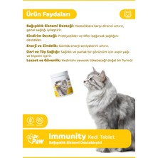 Dr. Paw - Immunity Plus Kediler için Vücut Sistemi Destekleyici Çiğnenebilir Tablet (60 adet, 90 gr)