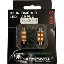 12V Sofit Ampul 16 Ledli Beyaz 6000K (36 Mm) (2 Ad)