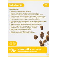 Dr. Paw - Immunity Plus Kediler için Vücut Sistemi Destekleyici Çiğnenebilir Tablet (60 adet, 90 gr)