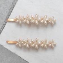 Gigi Giyim Çiçek Desenli Kadın Tel Toka