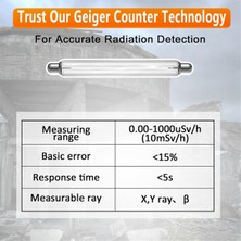 Gorgeous Nükleer Radyasyon Için Geiger Sayacı Dozimetresi, Radyasyon Dedektörü (Yurt Dışından)