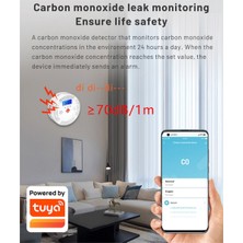 Gorgeous Tuya Wifi LCD Ekranlı Karbon Monoksit Dedektörü 70DB Alarm Sesi (Yurt Dışından)