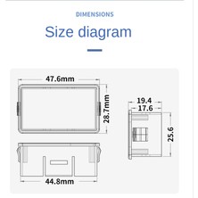 Pil Şarj Seviyesi Göstergesi, Sıradan Tip Dc 8-100V (Yurt Dışından)