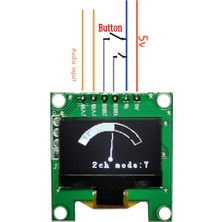 Echo Chicly 0.96 Inç OLED Stereo Müzik Spektrum Ekran Analizörü (Kutulu) (Yurt Dışından)