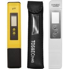 Echo Chicly Ph Ölçer ve Tds Ölçer, Dijital Su Kalitesi Test Cihazı, 0-9990 Ppm (Yurt Dışından)