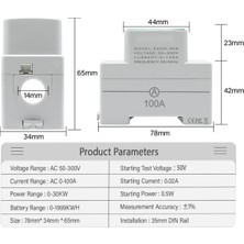 Gorgeous Kwh Power Dijital Enerji Ölçer Voltmetre Ampermetre Wattmetre (Yurt Dışından)