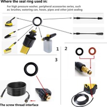 Oddities O-Ring Karcher K2 K3 K4 K5 K6 K7 Lance Hortum Memesi Yedek O-Ring Contası 2.640-729.0 Kauçuk O-Ring Basınçlı Yıkama (Yurt Dışından)