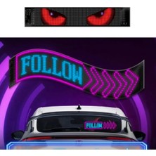 Arbe Pixel LED Panel Dijital Ekran Yazı ve Animasyon Eklenebilen Telefon Kontrollü Yapışkanlı 16*96 LED