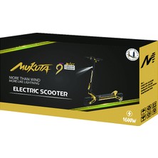 Mukuta 9 Plus Elektrikli Scooter Siyah Sarı