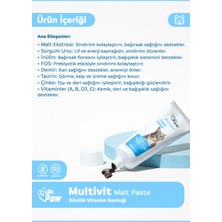 Dr. Paw - Multivit Malt Paste Kediler için Glütensiz ve Şekersiz Günlük Vitamin (Multivitamin) Takviyesi 100 gr