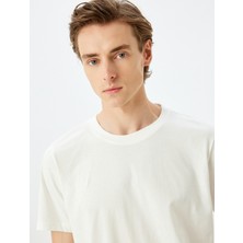 Koton Kısa Kollu Bisiklet Yaka Pamuklu Basic T-Shirt