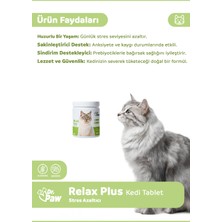 Dr. Paw - Relax Plus Kediler için Rahatlatıcı Çiğnenebilir Tablet (60 adet, 90 gr)