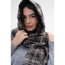 Fenza Scarf Lively Çizgi Desen Yün-Akrilik Karışım Kışlık Atkı