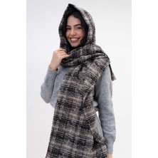 Fenza Scarf Lively Çizgi Desen Yün-Akrilik Karışım Kışlık Atkı