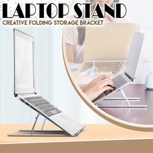 Hobimtek HT-119 Katlanır Alüminyum Laptop ve Tablet Standı Çift Kenetli Sağlam Versiyon