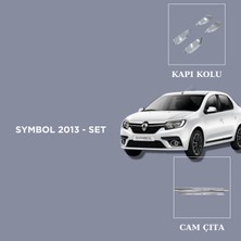 Alminox Oto Aksesuar Renault Symbol 2013- Set Kapı Kolu-Cam Çıta