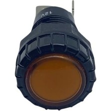 12V GÖZ LAMBA SARI (LED) (FİŞLİ) (ÇAP:16 MM)