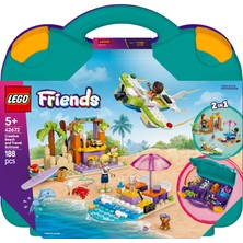 LEGO® Friends Yaratıcı Plaj ve Seyahat Bavulu 42672 - 5 Yaş & Üzeri Çocuklar için Yaratıcı Oyuncak Yapım Seti (188 Parça)