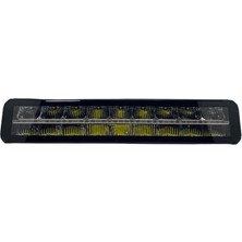 Demmon 10V-30V LED Bar Off-Road Çift Sıra Ortası Gündüz Ledli Turuncu-Beyaz (43.50 Cm)