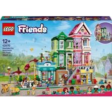 LEGO® Friends Heartlake City Daireleri ve Mağazaları 42670 - 12 Yaş & Üzeri Çocuklar için Yaratıcı Oyuncak Yapım Seti (2040 Pr)