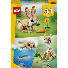 LEGO® Creator 3’ü 1 Arada Sevimli Tavşan 31162 - 8 Yaş & Üzeri Çocuklar için Yaratıcı Oyuncak Yapım Seti (326 Parça)