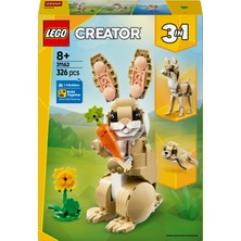 LEGO® Creator 3’ü 1 Arada Sevimli Tavşan 31162 - 8 Yaş & Üzeri Çocuklar için Yaratıcı Oyuncak Yapım Seti (326 Parça)