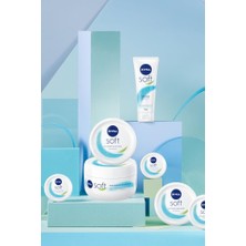 Nivea Soft Nemlendirici El Yüz ve Vücut Bakım Kremi 300ml, Jojoba Yağı, E Vitamini, Pürüzsüz Cilt, X2 Adet