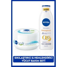 Nivea Soft 300ml + Q10 Sıkılaştırıcı Vücut Losyonu 250 ml