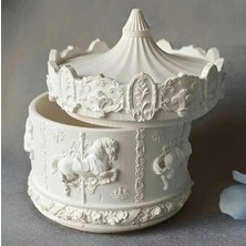 Home Takı & Mücevher Kutusu 12X10 cm - Atlı Karınca Özel Tasarım Organizer