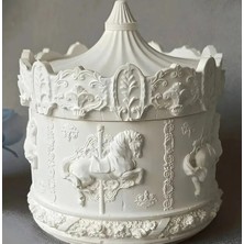 Home Takı & Mücevher Kutusu 12X10 cm - Atlı Karınca Özel Tasarım Organizer