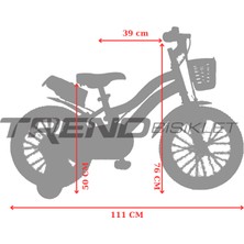 Trendbike Vento 16 Jant Bisiklet 3-6 Yaş Kız Çocuk Bisikleti