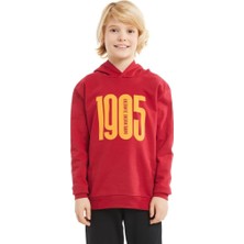 Galatasaray  Lisanslı Kapüşonlu Kırmızı 1905 Çocuk Sweat