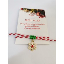 Minik Adımlar Yılbaşı Hediyesi Yeni Yıl Hediye Noel Temalı Charm Marteniçka Ipli Bileklik