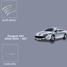 Alminox Oto Aksesuar Peugeot 407 2005-2010  12 Prç Set