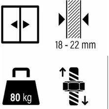 Lucido 2 Adet AY80 Sürgü Kapak Tekeri Taşıyıcı Makara Tekerleği ( 18MM Eski )