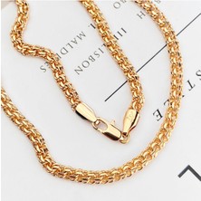 Kyver Ezme Zincir Kolye Hasır Kolye Vintage Model Kararmaz Xuping Vip Seri Rose 50cm