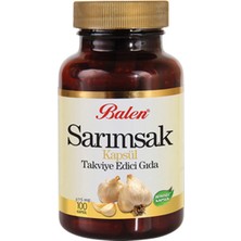 Balen Sarımsak Kapsül 375 Mg - 100 Bitkisel Kapsül (Doğal İçerik)