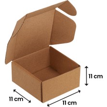 Packanya 11X11X11-100 Adet Kilitli E Ticaret Karton Kargo Kutusu