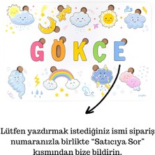 Pugitto Ahşap Isme Özel Çocuk Doğum Günü Hediye Dekoratif Tablo Süs Eğitici Puzzle Yapboz - Mevsimler