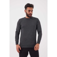 Erkek Pamuklu Bisiklet Yaka  Kazak Model 5590