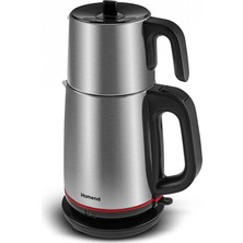 Homend 1711H Royaltea Inox/siyah Çay Makinesi