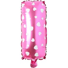 Kidspartim I Harf Pembe Folyo Balon 16 Inç 36  cm
