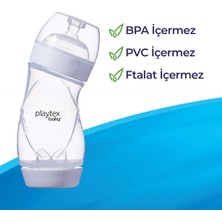 Playtex Baby™ Ventaire® Bebek Biberonu, Kolik ve Gaz Önleyici Tasarım, 266 Ml,  6+ Ay , 1 Adet