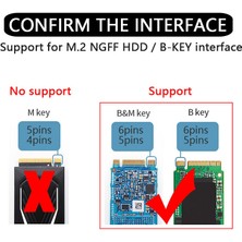 Apera MT94 M.2 Sata Nvme ve Ngff To Otg Çevirici SSD USB 3.1 10 Gbps Type-C Gen1 B-Key M+B Key Disk Kutusu