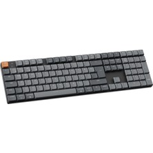 Keychron K5 Max %100 Rgb Türkçe Red Switch Kablosuz Karbon Siyah Mekanik Klavye