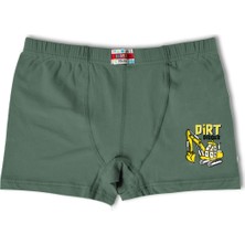 Hnx 6'lı Baskılı Pamuklu Boxer Erkek Çocuk Külot