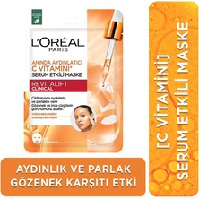 L'Oréal Paris Aydınlatıcı C Vitamini Maske x 5 ve Micellar Makyaj Temizleme Suyu